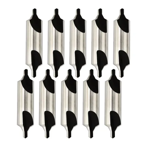 Miniatura 21 de Taladro central estándar A0.5, taladro central DRINYOUNG de acero de alta velocidad de 60 grados (Tipo A, A0.5 10pcs)