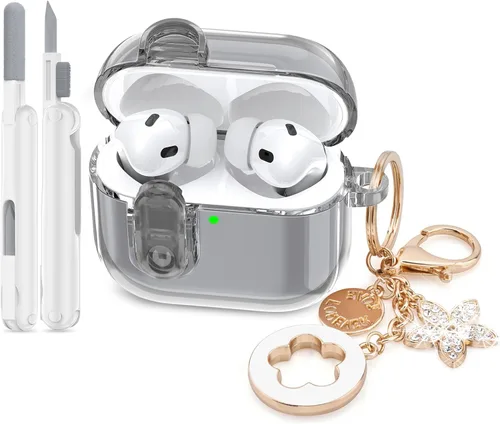 Funda para Apple Airpods iPods Pro 3, fundas transparentes 2025 lindas mujeres, VISOOM Cute Air Pods Pro3 funda transparente para Airpods iPods Pro