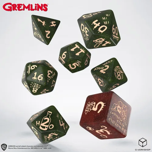 Miniatura 5 de Juego de dados Gremlins de Q-Workshop, dados