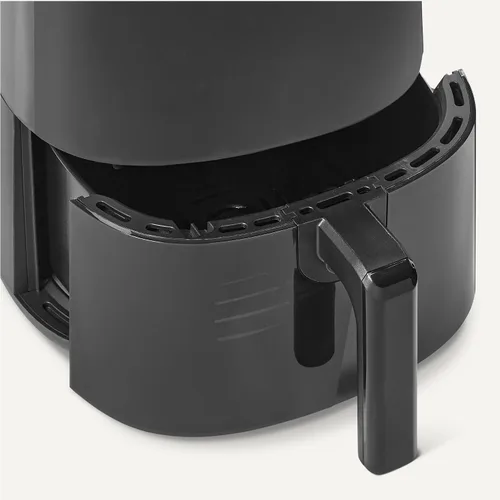 Miniatura 4 de Amazon Basics Freidora de aire de 4.4 cuartos con ventana de fácil visión, 8 menús preestablecidos, 1400 W, color negro