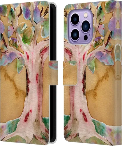 Miniatura 7 de Head Case Designs Officially Licensed Wyanne Half Light Nature 2 Leather Wallet Case Compatible with Apple iPhone 14 Pro Max