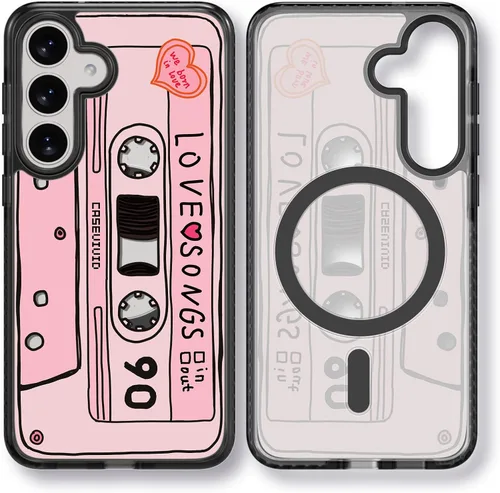 Miniatura 151 de Rosarnnah Funda compatible con Samsung Galaxy S24 Ultra, bonita estética, a la moda, divertida funda con estampado de gatito y gato, duradera a