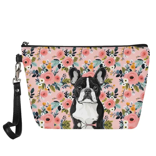 Miniatura 13 de Mumeson Patrón personalizado para mujer, bolsa de cosméticos de viaje, estuche de maquillaje, organizador de neceser de tocador
