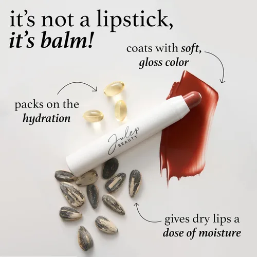 Miniatura 8 de Julep It's Balm Tint of Color Lip Balm - Almond Nude Color de labios hidratante con núcleo de vitamina E Acabado brillante natural Vegano y 16