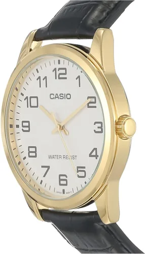 Miniatura 2 de Casio - Reloj de cuarzo japonés con correa de piel color negro 22 modelo EAW-MTP-V001GL-7B