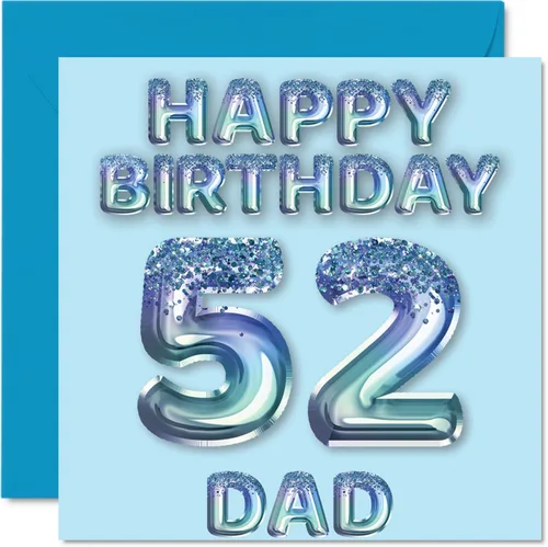 Miniatura 31 de Stuff4 Tarjeta de primer cumpleaños para niños, globo de fiesta con purpurina azul, tarjetas de feliz cumpleaños para niño de 1 año, nieto, hijo, 57