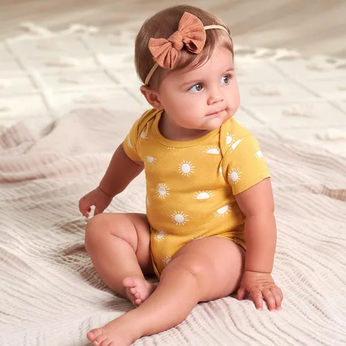 Miniatura 5 de Gerber - Conjunto de 5 mamelucos para niña bebé