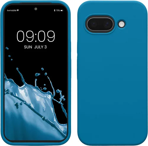 Miniatura 352 de kwmobile Funda Compatible con Google Pixel 6 Pro - Funda de Teléfono de Silicona TPU con Acabado Suave - Azul Caribe