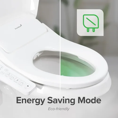 Miniatura 11 de SmartBidet SB-2600 - Asiento para bidé eléctrico con mando a distancia, con calefacción electrónica, secadora de aire caliente y función de lavado