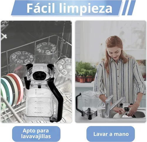 Miniatura 7 de Jarra de repuesto de 72 onzas XL compatible con licuadora Ninja (nuevo modelo) BL610, jarras trituradoras de 72 onzas de repuesto para Ninja BL710WM