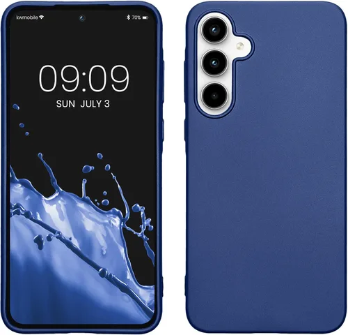 Miniatura 130 de kwmobile Funda compatible con Samsung Galaxy A23 4G / 5G - Funda de silicona TPU metálica suave y delgada - Rojo oscuro metálico