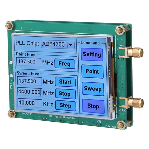 Miniatura 5 de AUNMAS Generador de alta exactitud, Generadores de funciones Pruebas eléctricas Full RF Sweep Dot Frecuencia Módulo Radio PC Medidor Control
