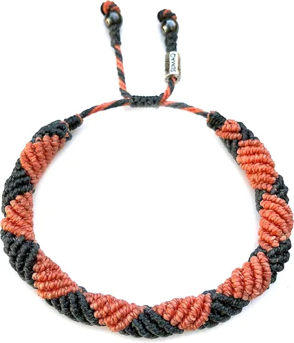 Miniatura 9 de Rumi Sumaq Pulsera de cuerda náutica para hombres, mujeres y niños - Resistente al agua, con nudo manual ajustable - Estilos de mapa de la isla