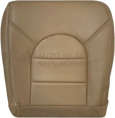 Miniatura 9 de 1999 Ford F250 F350 F450 Lariat Super Duty Funda de asiento de cuero genuino de repuesto en color marrón pradera (con asiento de bebé