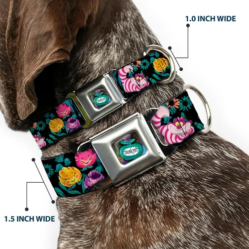 Miniatura 2 de buckle-down dc-wdy279-l dyhu Alicia en el País de las maravillas Drink Me botella Full Color perro collar, Large/15 – 26", Multicolor