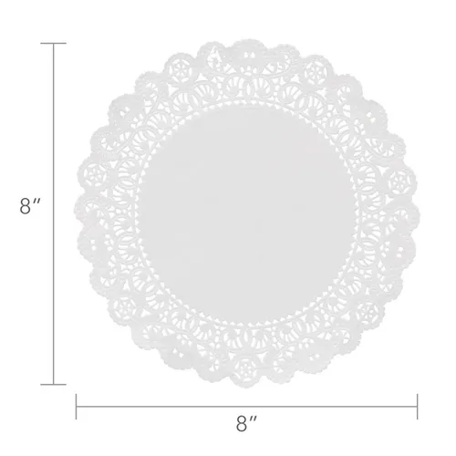Miniatura 2 de Blondas, 4 pulgadas, 100 unidades, color blanco, Hygloss 10041
