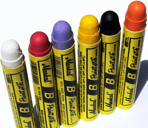 Markal B Paintstik - Juego de 6 marcadores de pintura sólida, colores vibrantes