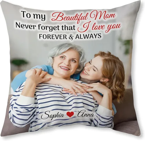 Miniatura 16 de Hyturtle Almohada personalizada para mi hijo – Regalos de mamá a hijo adulto – Regalos inspiradores en cumpleaños – Regalos de graduación