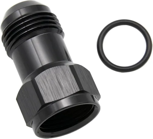 Miniatura 15 de Aluminio 3AN hembra a 3AN macho extensor de montaje, conector adaptador de extensiones AN3 con anillo tórico, negro