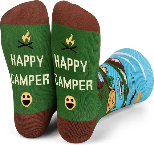 Lavley Calcetines divertidos para amantes de las actividades al aire libre y más, regalos novedosos para hombres, mujeres y adolescentes