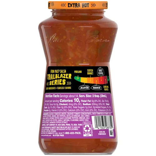 Miniatura 7 de Pace Salsa mediana gruesa con bajo contenido de sodio, tarro de 16 onzas