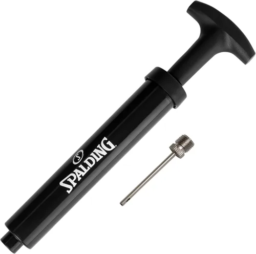 Miniatura 9 de Spalding Sports Ball Pump Kit Ideal for Basketball, Volleyball, Football, Soccer Ball & Rugby Ball Complete Hand Pump Kit with Needles