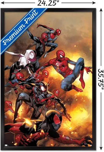 Miniatura 3 de Trends International Marvel Comics Spider-Verse - Póster de pared de The Amazing Spider-Man #13, 34 pulgadas de largo x 22.4 pulgadas, versión