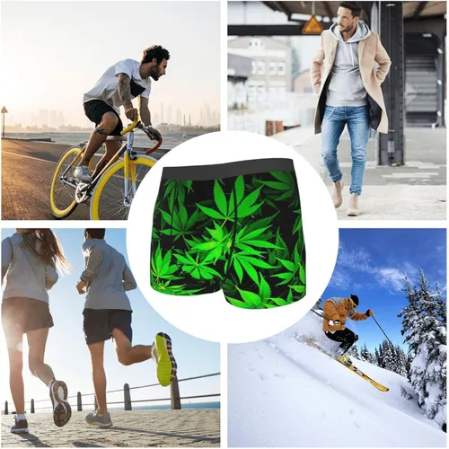 Miniatura 7 de playcard element boxer calzoncillos para hombre transpirable ropa interior hombre Ride-Up calzoncillos