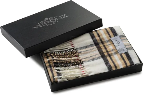 Miniatura 40 de Veronz - Bufanda clásica de invierno muy suave de aspecto lujoso y sensación de cachemira con caja de regalo