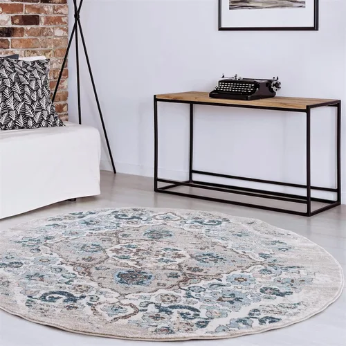 Miniatura 19 de Luxe Weavers 4620 Marine 2x3 - Alfombra floral envejecida
