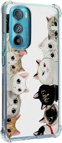Miniatura 30 de Funda para Motorola Edge 2022, colibrí, mariposa, flores, protección contra caídas, a prueba de golpes, TPU de cuerpo completo, funda protectora