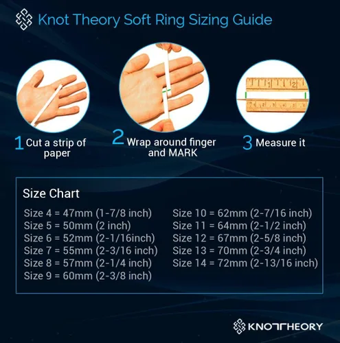 Miniatura 39 de Knot Theory - Anillo de boda de silicón para hombres y mujeres Anillos de goma finos de calidad superior con gran estilo, comodidad; son ideales
