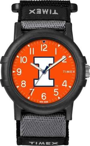 Miniatura 7 de Timex Reloj unisex Collegiate Recruit de 1.496 in - Tennessee Volunteers con correa de tela negra Texas Tech Red Raiders
