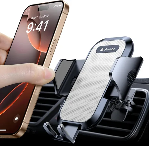 Miniatura 9 de andobil 2026 Soporte para teléfono de coche mejorado, soportes para teléfono de grado militar para la rejilla de ventilación de su coche, clip