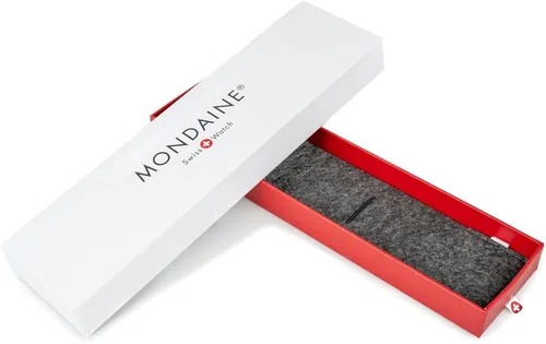 Miniatura 7 de Mondaine Unisex MSE.35110.LC SBB Reloj rojo de cuarzo suizo con pantalla analógica, Rojo