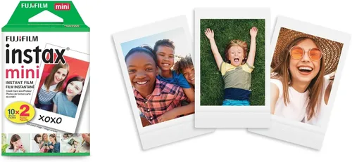 Miniatura 3 de Fujifilm Mini Instant Film (Blanco) para cámaras Mini 8, 9, 11, 12, 50s, 25, 7s, 90, 300, Instax Mini Link con paño de microfibra de Megen