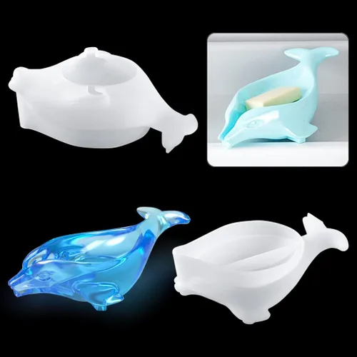 Miniatura 10 de Rolin Roly 2 moldes de resina para posavasos, molde de silicona, molde en forma de corazón, hipopótamo, moldes epoxi para fundición, portavelas