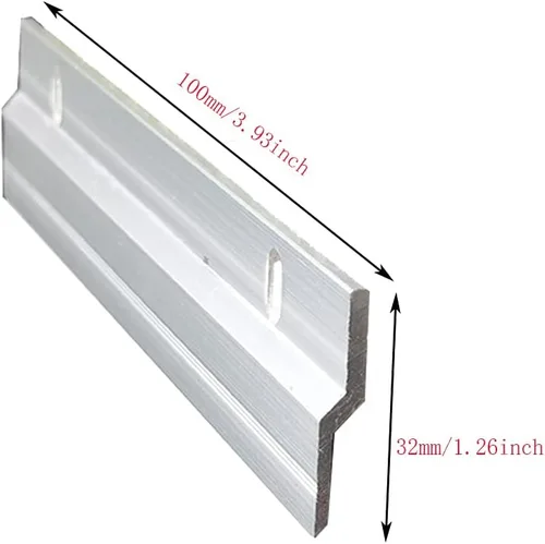 Miniatura 2 de Kit de accesorios para colgar fotos de 4 pulgadas, clips en Z de aluminio, resistentes para colgar cuadros y espejos, barra en Z entrelazada
