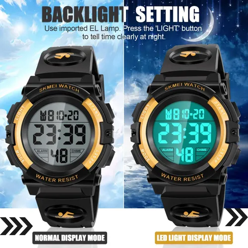 Miniatura 5 de Dodosky Reloj impermeable multifuncional LED para niños - Regalos para niños