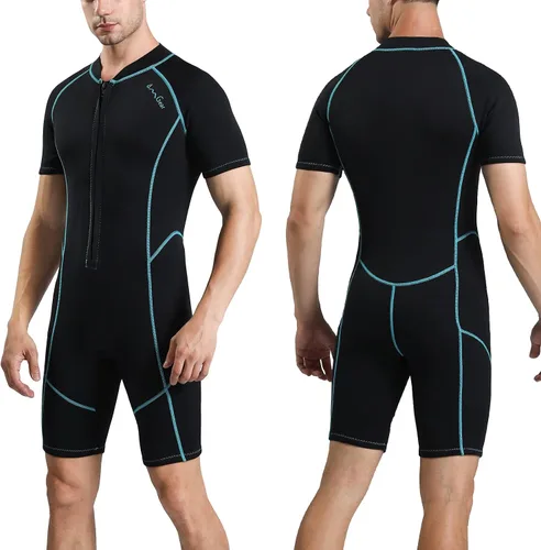 Traje de neopreno OMGear para buceo de 2 mm y 3 mm para hombres y mujeres, traje de neopreno térmico de cuerpo corto/completo para adultos, traje de