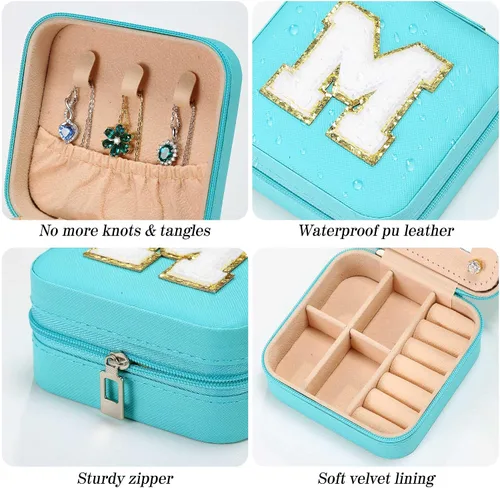 Miniatura 5 de Parima Regalos de despedida de soltera para mujeres, regalos de dama de honor para mujer, regalos únicos Esenciales de viaje de boda pequeño joyero