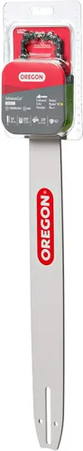Miniatura 8 de Oregon Combo de barra guía de motosierra y cadena, repuesto AdvanceCut y kit universal de afilado de campo de motosierra, incluye limas redondas