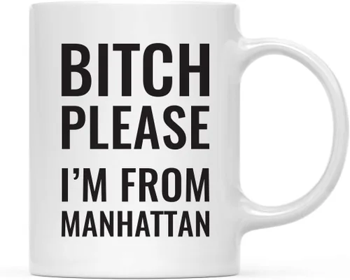 Miniatura 34 de Andaz Press Taza de café de 11 onzas, regalo de broma, Bitch Please I'm from Alabama, paquete de 1, incluye caja de regalo, divertidas ideas