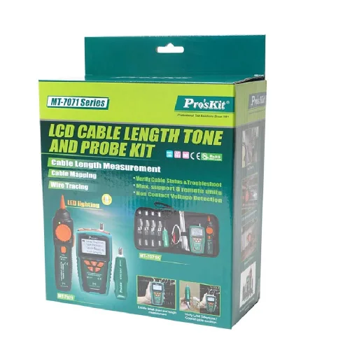 Miniatura 2 de Pro'sKit MT-7071 - Kit de tóner y sonda de longitud de cable LCD