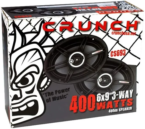 Miniatura 5 de Crunch CS693 - Altavoz de coche de 3 vías de rango completo, 6 x 9 pulgadas