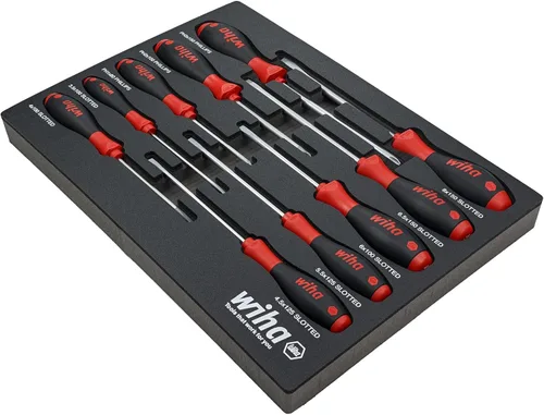 Miniatura 2 de Wiha 30280 - Juego de 10 bandejas para destornilladores con agarre acolchado SoftFinish