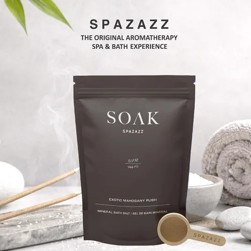 Miniatura 8 de Spazazz Dead Sea Bath Salts with Magnesium & Arnica – Aromatherapy Mineral Bath Soak for Relaxation. Bathtub Soaking Salts – 33.3oz Salt Crystals