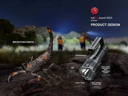 Miniatura 9 de fenix LR60R 21000 lúmenes recargable 3,559.7 ft reflector de largo alcance con pantalla OLED