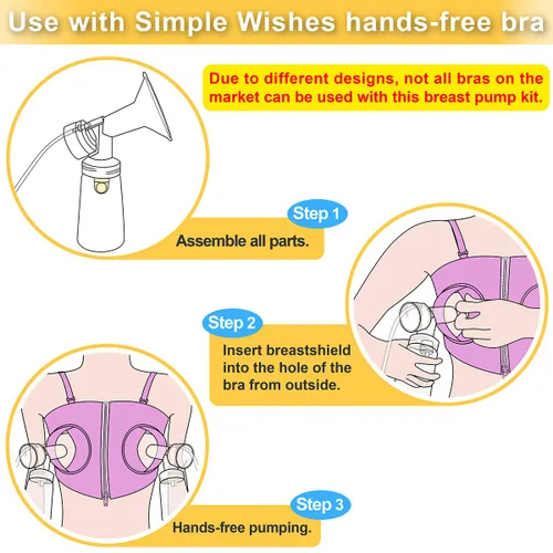 Miniatura 7 de Nenesupply Piezas de bomba con bridas de 0.827 in compatibles con extractor de leche Medela Incluye brida de válvula de protección mamaria membrana