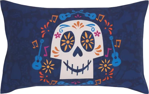 Miniatura 6 de NoJo Disney Coco - Juego de cama para niños de 4 piezas, azul marino, naranja y azul claro, Aprovecha Tu Momento - Incluye edredón, sábana bajera